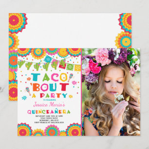 Fiesta Quinceanera Invitation Taco Bout A Party