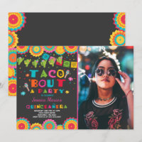 Fiesta Quinceanera Invitation Taco Bout A Party