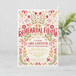 Fiesta Rehearsal Dinner - Luke and Kris  Invitation