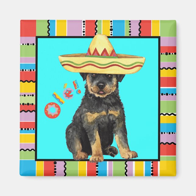 Fiesta Rottweiler Magnet (Front)