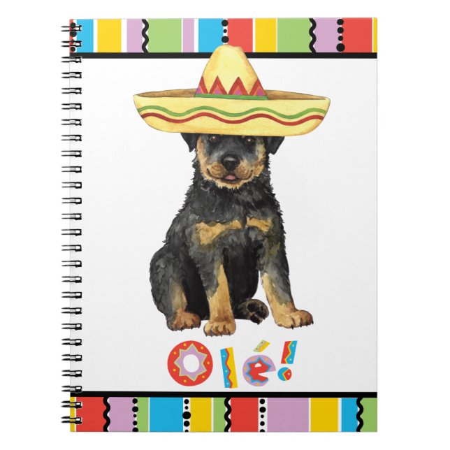 Fiesta Rottweiler Notebook (Front)