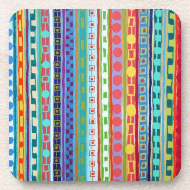 Fiesta Set of 6 Coasters (Front)