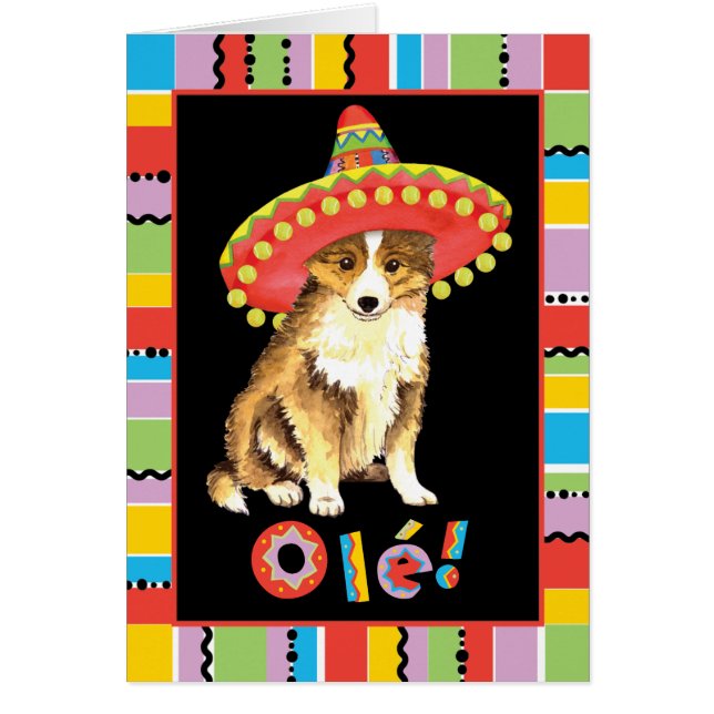Fiesta Sheltie Card (Front)