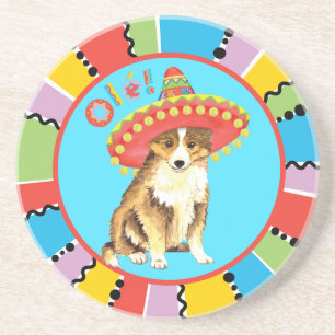 Fiesta Sheltie Coaster