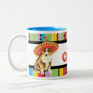 Fiesta Sheltie Two-Tone Coffee Mug