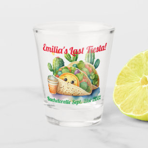 Fiesta Shot Glass Taco Bachelorette Personalised