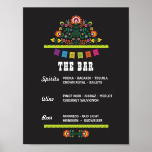 Fiesta Sign The Bar Party Event Wedding Shower