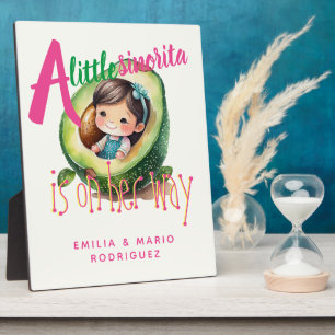 Fiesta Sinorita Baby Girl Shower TableSign Welcome Plaque
