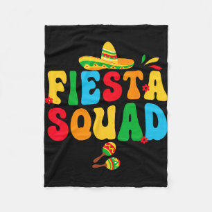 Fiesta Squad Bride Bridesmaid My Final Fiesta Bach Fleece Blanket