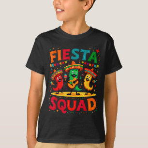 Fiesta squad chilli pepper guitar maracas cinco de T-Shirt