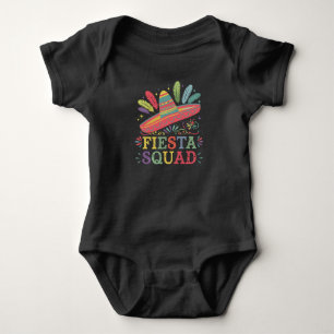 Fiesta Squad Cinco de Mayo Family Matching Baby Bodysuit