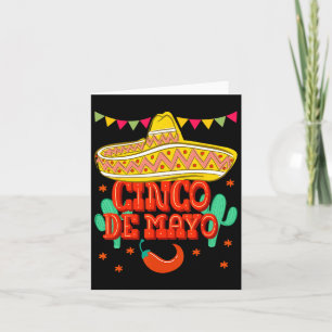 Fiesta Squad Cinco De Mayo Family Matching Mexican Card