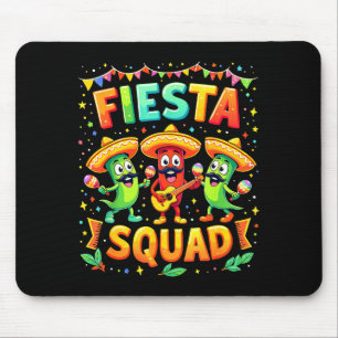 Fiesta Squad Cinco De Mayo Family Matching Mexican Mouse Mat