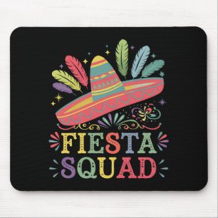 Fiesta Squad Cinco de Mayo Family Matching Mouse Mat