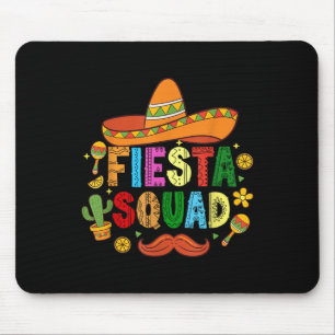 Fiesta Squad Cinco De Mayo Lets Fiesta Mexican 202 Mouse Mat