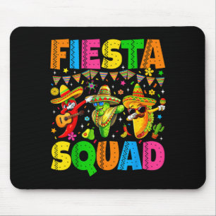Fiesta Squad Cinco De Mayo Lets Fiesta Mexican Men Mouse Mat