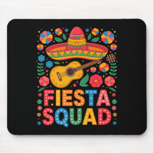 Fiesta Squad Cinco De Mayo Lets Fiesta Mexican Men Mouse Mat