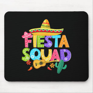 Fiesta Squad Cinco De Mayo Matching Family Mexican Mouse Mat