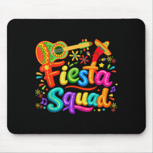 Fiesta squad - cinco de mayo mexican family Fiesta Mouse Mat