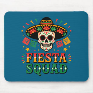 Fiesta squad cinco de mayo mexican for family mouse mat