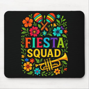 Fiesta Squad - Cinco De Mayo Party Mexican Style Mouse Mat