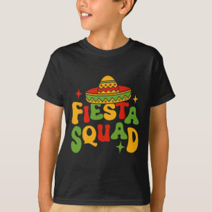 Fiesta Squad Cinco De Mayo Sombrero Family Matchin T-Shirt