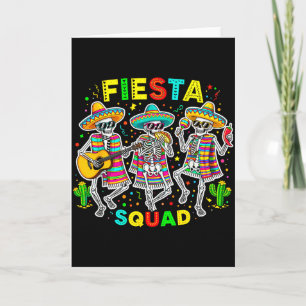 Fiesta squad cinco de mayo taco music mexican card