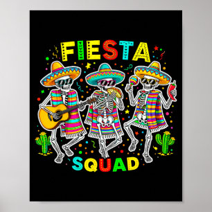Fiesta squad cinco de mayo taco music mexicanFiest Poster