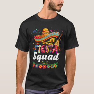 Fiesta Squad Cinco De Mayo Tee Mexican Party Cinco