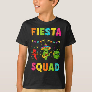 Fiesta squad cute cactus pepper bell pepper kidsFi T-Shirt
