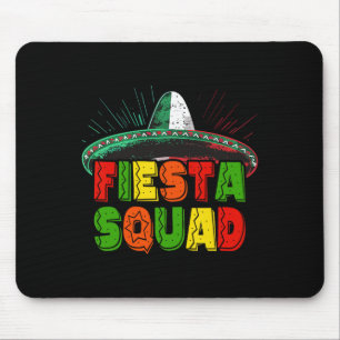 Fiesta Squad Family Matching Cinco De Mayo 1 Mouse Mat