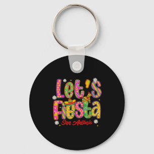 Fiesta Squad Funny Cinco De Mayo Let's Fiesta Key Ring