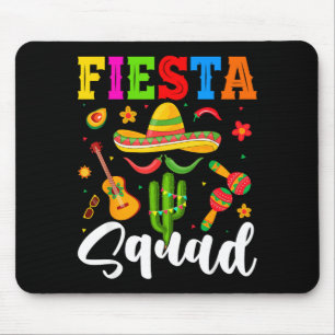 Fiesta squad funny cinco de mayo let's mexicanFies Mouse Mat