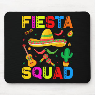 Fiesta squad funny cinco de mayo let's mexicanFies Mouse Mat