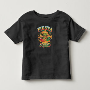 Fiesta Squad Funny Cinco De Mayo Mexican Party Toddler T-Shirt