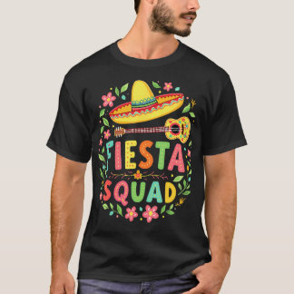 Fiesta Squad Matching Cinco De Mayo Mexican T-Shirt