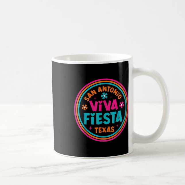 Fiesta Squad San Antonio Texas Cinco De Mayo Lets  Coffee Mug (Right)