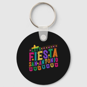 Fiesta Squad San Antonio Texas Cinco De Mayo Lets  Key Ring