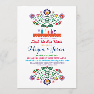 Fiesta Stock The Bar Mexico Engagement Invitation