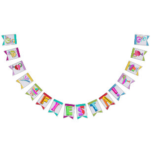FIESTA Swallowtail Pennant Banner