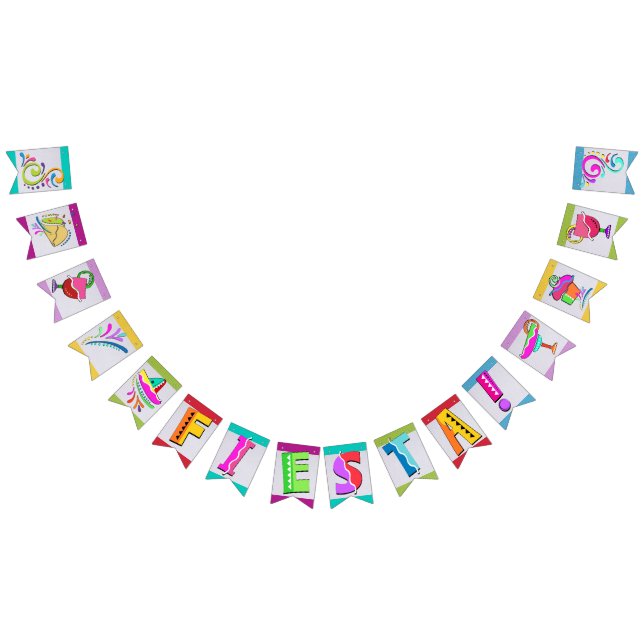FIESTA Swallowtail Pennant Banner (All)