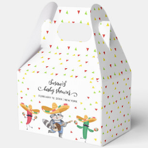 Fiesta Taco 'Bout A Baby Cactus Animal Baby Shower Favour Box