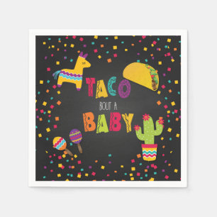 Fiesta Taco Bout a Baby Napkin - Baby Shower