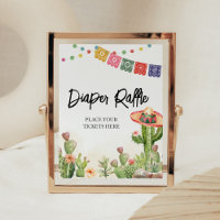 Fiesta Taco 'Bout Baby Shower Diaper Raffle