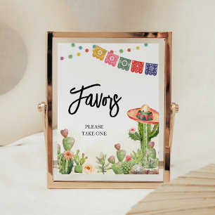 Fiesta Taco 'Bout Baby Shower Favors Poster