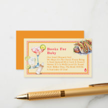 Fiesta Tacos Tequila Baby Shower Books For Baby