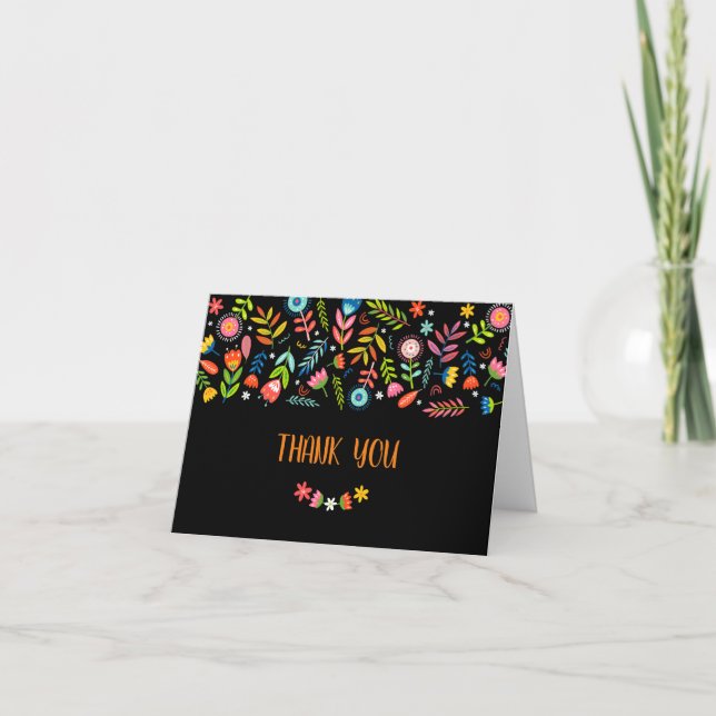 Fiesta Thank You Card (Front)