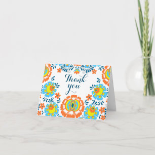 Fiesta Thank You Card
