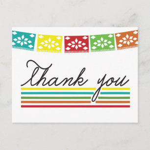 Fiesta Thank You Post Card