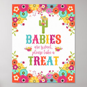 Fiesta Theme Dessert Table Poster